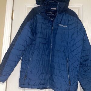Columbia Navy Insulated Men Jacket size medium